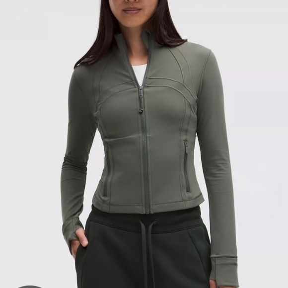 lululemon athletica Jackets & Blazers - Lululemon athletica define cropped jacket Nulu color palm deco green